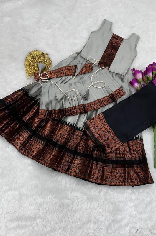 NEW LAUNCING LAHENGA silk Kids wear manufacturers